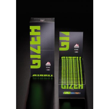 Gizeh Black Fine Magnet Cigarette Rolling Papers, 1 box (20 booklets) = 1 unit