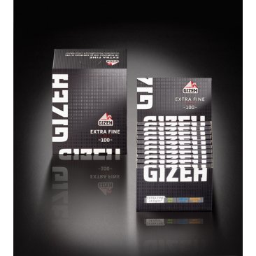 Gizeh Black Extra Fine Magnet Zigarettenpapier, 1 Box (20 Heftchen) = 1 VE