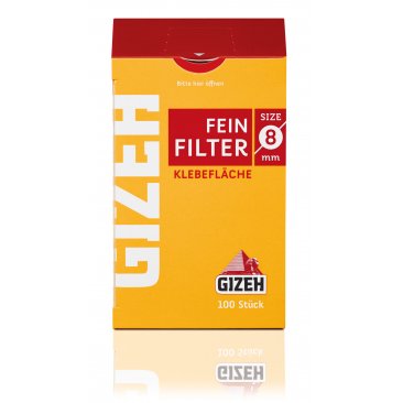 Gizeh Filter 8mm Cigarette Filter, 1 Display (10 Packs) = 1 unit