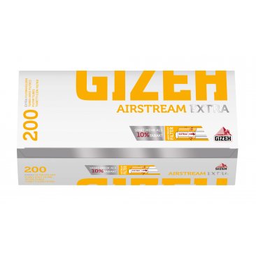 Gizeh Airstream Extra filter tubes cigarette tubes, 5 boxes = 1 unit