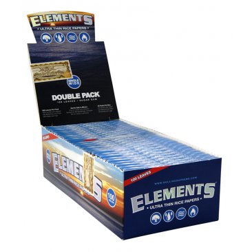 Elements 100er ultra thin cigarette papers 25er Box, 1 box (25 booklets) = 1 unit