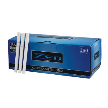 Zen White Filter Tubes 17mm Filter 250 tubes per Box, 1 box = 1 unit