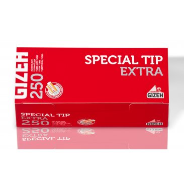 Gizeh Special Tip Extra King Size Filter Tubes 250/Box, 4 boxes = 1 unit