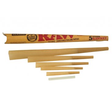 RAW RAWket 5 Cones per Package of 5 different Sizes