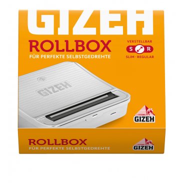 Gizeh Rollbox für Regular und Slim Zigaretten Metall, 1 Stück = 1 VE