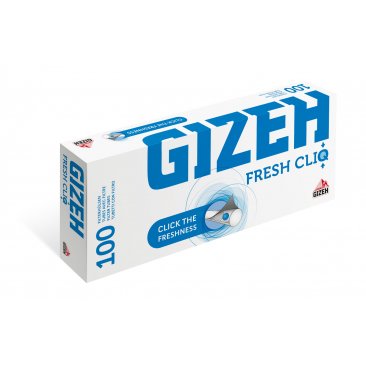 Gizeh Fresh CliQ Cigarette Tubes with aroma click filter, 5 boxes = 1 unit