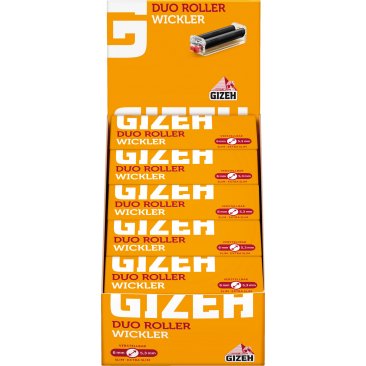 Gizeh Duo Roller einstellbar auf Slim oder Extra Slim Filter, 1 Display (10 Stück) = 1 VE