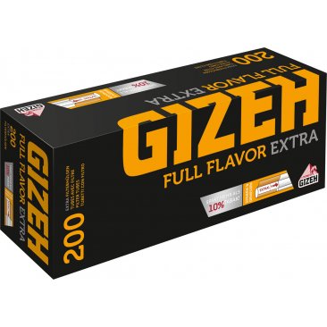 Gizeh Full Flavor Extra Cigarette Tubes extra long Filter, 5 boxes = 1 unit