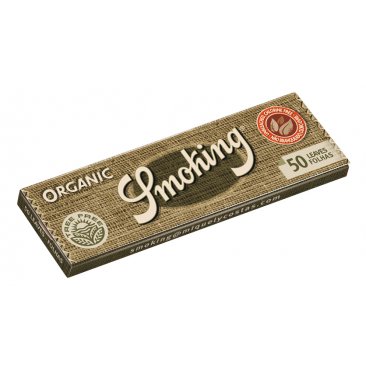 Smoking Organic 1 1/4 Zigarettenpapier Medium Size aus Bio Hanf