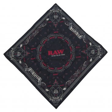 RAW Bandana Classic Style Black, 1 piece = 1 unit