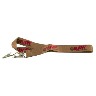 RAW Lanyard 45cm long with Snap Hook and Clip, 1 piece = 1 unit