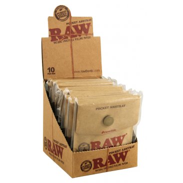 RAW Pocket Ashtray, 1 box (10 pieces) = 1 unit