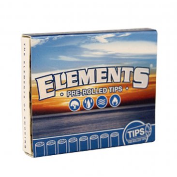 Elements vorgerollte Filtertips chlorfrei 1 VE (1 Box)