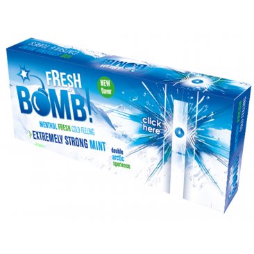 Fresh Bomb Filterhülsen Arctic Strong Mint Aroma Klickkapsel, 5 Boxen = 1 VE