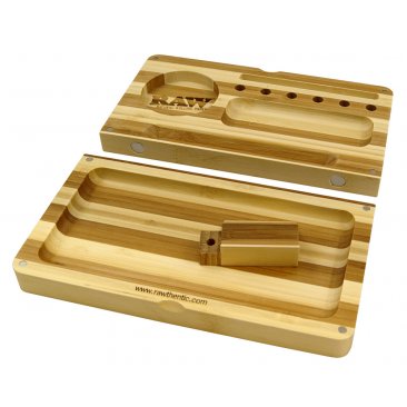 RAW Rolling Tray Bambus gestreift Limited Edition, 1 Tray = 1 VE