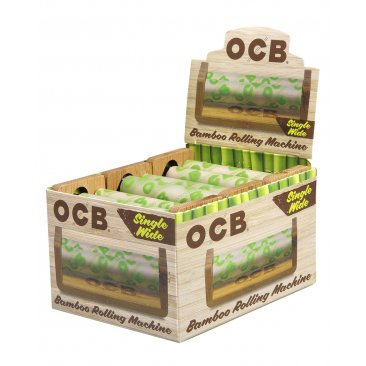 OCB Bamboo Rolling Machine 70mm, 1 display (6 pieces) = 1 unit