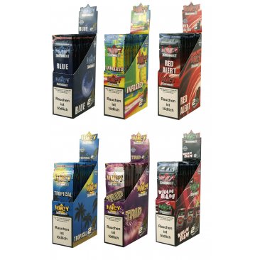 Juicy Jays Double flavoured Blunts new Flavours (GER Version), 1 box (25 packages) = 1 unit