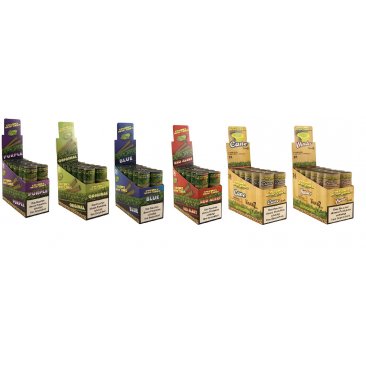 Cyclones Hemp Cones 6 Flavours pre-rolled no Tobacco, 1 box (12 packages) = 1 unit