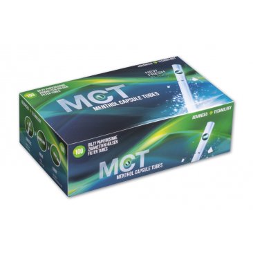 MCT Click Filtertubes with Menthol Capsule, 1 mastercase = 1 unit