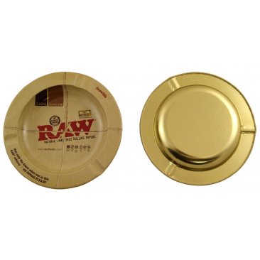 RAW Metal Ashtray Aschenbecher 14cm Durchmesser, 1 Stück = 1 VE