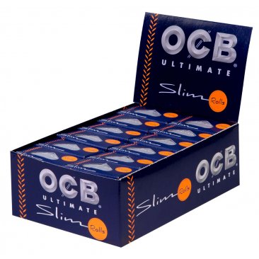 OCB Ultimate Slim Rolls 4m Endlospapier, 1 Box (24 Rolls) = 1 VE