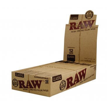 RAW Supernatural 12 Inch, extra-long Papers (28 x 4,5 cm), 20 papers per box