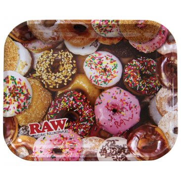 RAW Donut Tray LARGE, Roll-Unterlage aus Metall, Donut-Design, 1 Tray = 1 VE