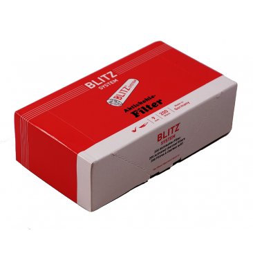 BLITZ SYSTEM Aktivkohle-Filter, 9 mm Durchmesser, 1 Box = 1 VE