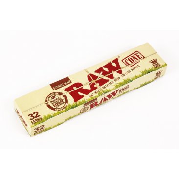 RAW Organic Hemp Cones King Size, 32 Cones per Package, 5 Packages = 1 Unit