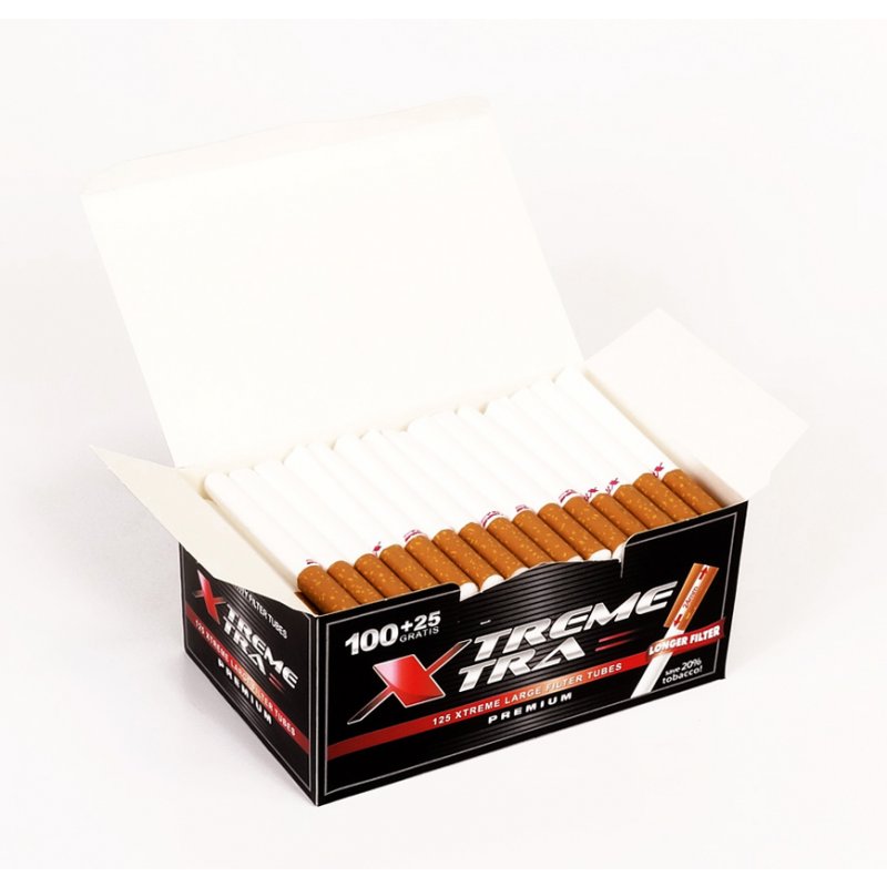 OCB Extra Cigarette Tube, Long filter 25mm