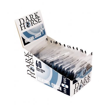Dark Horse Ultra Slim Filter Tips Menthol Crush, 6mm, 1 box (16 bags) = 1 unit