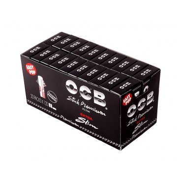 OCB Stick Premium Extra Slim, 5,7 mm Diameter, 1 box (20 packages) = 1 unit