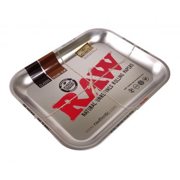 RAW Steel Tray LARGE, Rolling-Tray made of Metal, 1 tray = 1 unit
