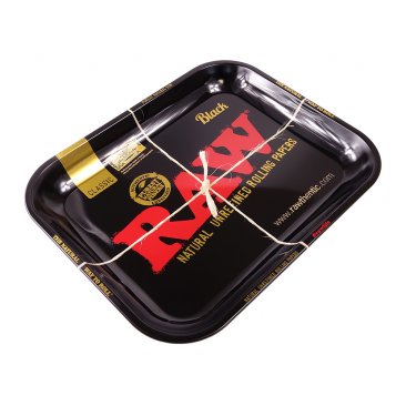 RAW Black Tray LARGE, Rolling-Tray made of Metal, 1 tray = 1 unit