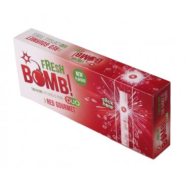 Fresh Bomb Filterhülsen Red Gourmet Aroma Klickkapsel, 5 Boxen = 1 VE