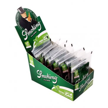 Smoking Menthol Slim Filter, 6 x 15 mm, 1 box (10 bags) = 1 unit