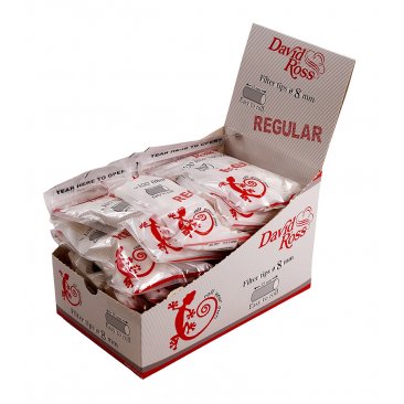 David Ross Filters REGULAR, 8 x 15 mm, non-wrapped, 1 box (15 bags) = 1 unit