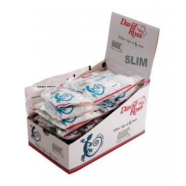 David Ross Filters SLIM, 6 x 15 mm, non-wrapped, 1 box (20 bags) = 1 unit