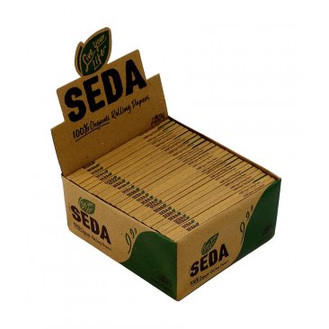 SEDA ECO King Size Papers aus Bambuspapier, 100% Organic, 1 Box (50 Heftchen) = 1 VE
