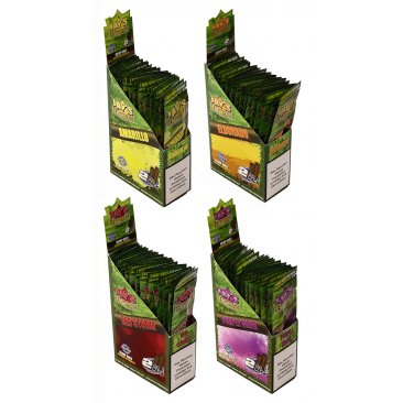 Juicy Jays Hemp Wraps Enhanced in 4 new flavours - made from hemp, no tobacco! 1 box (25 packages) = 1 unit