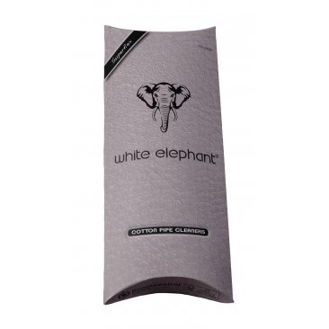 White Elephant Superflex Cotton Pipe Cleaners, 100 Pfeifenreiniger pro Packung, 5 Packungen = 1 VE