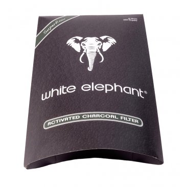 White Elephant Superflow Aktivkohlefilter, 9 mm, XXL-Großpackung, 1 Packung (250 Filter) = 1 VE