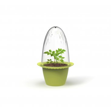 Romberg Mini planters, 3 pieces, with a transparent cover (= 1 Unit)