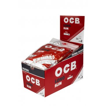 OCB Long Slim Filter, 6 x 20 mm, 1 Box (10 Beutel) = 1 VE