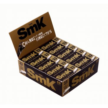 Smoking SMK King Size Tips, breite Tips mit Perforation, 1 Box (50 Heftchen) pro VE