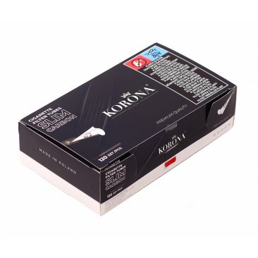 Korona Slim Carbon Filterhülsen, 6,8 mm Durchmesser, 1 Box = 1 VE