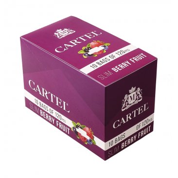 CARTEL Slim Filter Tips Purple, 6 x 15 mm, 1 box (10 bags) = 1 unit